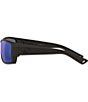 Costa Men's 6S9024 Cat Cay Mirrored 61mm Rectangle Polarized Sunglasses, Color:Blackout/Blue - Image 3