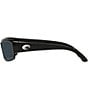 Color:Shiny Black/Grey - Image 3 - Men's 6S9025 Caballito 59mm Rectangle Polarized Sunglasses