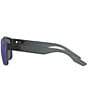 Costa Men's 6S9049 Paunch Mirrored 57mm Square Polarized Sunglasses, Color:Matte Smoke Crystal/Blue - Image 3