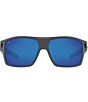 Color:Matte Gray - Image 2 - Men's Diego Polarized 61mm Wrap Sunglasses