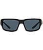 Color:Black - Image 2 - Men's Fantail 580 Polarized Rectangle Sunglasses
