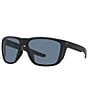 Color:Black Grey - Image 1 - Men's Ferg XL Polarized 62mm Sunglasses