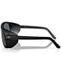 Color:Matte Black/Gray - Image 3 - Men's Grand Cataline 59mm Polarized Aviator Sunglasses