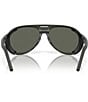 Color:Black - Image 4 - Men's Grand Cataline 59mm Polarized Aviator Sunglasses