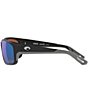 Color:Matte Black/Green - Image 3 - Men's Mirrored 580G Polarized Rectangle Sunglasses