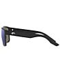 Color:Matte Black - Image 3 - Men's Paunch XL Mirrored Polarized Square Sunglasses