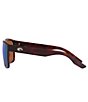Color:Tortoise - Image 3 - Men's Paunch XL Mirrored Square Sunglasses
