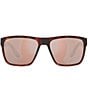Color:Copper - Image 2 - Men's Paunch XL Polarized Tortoise Square Sunglasses