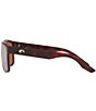 Color:Copper - Image 3 - Men's Paunch XL Polarized Tortoise Square Sunglasses
