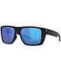 Color:Matte Black - Image 1 - Men's Polarized Square Sunglasses
