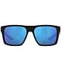 Color:Matte Black - Image 2 - Men's Polarized Square Sunglasses