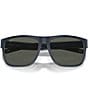 Color:Blue - Image 5 - Unisex Spearo Polarized 59mm Square Sunglasses