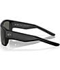 Color:Matte Black/Gray - Image 3 - Men's Taxman 59mm Mirrored Rectangle Polarized Sunglasses
