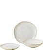 Costa Nova Brisa Collection 3-Piece Place Setting with Pasta Bowl, Color:Salt - Image 1