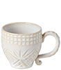 Costa Nova Cristal Collection Mugs, Set of 6, Color:White - Image 1