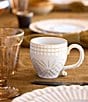 Costa Nova Cristal Collection Mugs, Set of 6, Color:White - Image 2