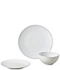 Costa Nova Friso Collection 3-Piece Place Setting with Cereal Bowl, Color:White - Image 2