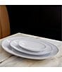 Costa Nova Friso Collection Oval Platter, Color:White - Image 2