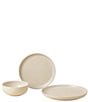 Costa Nova Pacifica Collection 3-Piece Place Setting with Soup/Cereal Bowl, Color:Vanilla - Image 2
