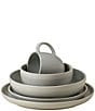 Costa Nova Pacifica Collection 5-Piece Place Setting, Color:Oyster Grey - Image 1