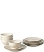Costa Nova Pearl Collection 12-Piece Dinnerware Set with Bowl, Color:Cream - Image 2