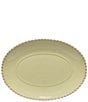 Costa Nova Pearl Collection Oval Platter, Color:Lilly Green - Image 1