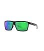 Color:Black Green Mirror - Image 1 - Rincon Polarized Square Sunglasses
