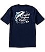 Costa Save A Shark Short Sleeve T-Shirt, Color:Navy - Image 1