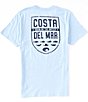 Costa Shield Graphic Short Sleeve Heathered T-Shirt - Image 1