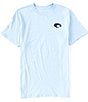 Costa Shield Graphic Short Sleeve Heathered T-Shirt - Image 1