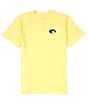 Color:Butter - Image 2 - Men's Shield Graphic Short-Sleeve Heathered T-Shirt