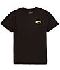 Color:Black - Image 2 - Short Sleeve Gnarly Wave Graphic T-Shirt