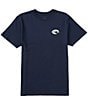Color:Navy - Image 2 - Short Sleeve Queens Graphic T-Shirt