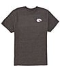 Color:Dark Heather - Image 2 - Short Sleeve Rad Palm Graphic T-Shirt