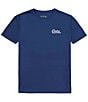Color:Navy - Image 2 - Short Sleeve Tech How To Hooks T-Shirt