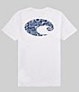 Color:White - Image 1 - Short Sleeve Tiki #double;C#double; Graphic T-Shirt