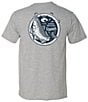 Color:Grey Heather - Image 1 - Short Sleeve Trout Graphic T-Shirt