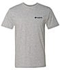 Color:Grey Heather - Image 2 - Short Sleeve Trout Graphic T-Shirt
