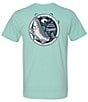 Color:Chill - Image 1 - Short Sleeve Trout Graphic T-Shirt