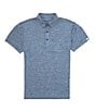 Color:Navy Heather - Image 1 - Short-Sleeve Voyager Performance Polo Shirt