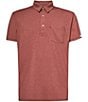 Color:Lava Heather - Image 1 - Short Sleeve Voyager UPF Polo Shirt