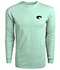 Color:Chill - Image 2 - Species Shield Long-Sleeve Graphic T-Shirt
