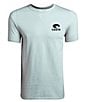 Color:Arctic Blue - Image 2 - Tech Insignia Short Sleeve Dorado Rashguard UPF T-Shirt