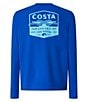 Costa Tech Long Sleeve Clear Hitch T-Shirt, Color:Royal Blue - Image 1