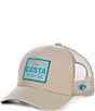 Costa Topwater Trucker Hat, Color:Khaki Tan - Image 1