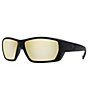 Color:Blackout Sunrise Silver Mirror - Image 1 - Tuna Alley Plastic Lens Polarized Sunglasses
