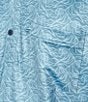 Color:Woodcut Heron Blue - Image 5 - Voyager Short Sleeve Printed Polo Shirt