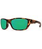 Color:Tortoise Green Mirror - Image 1 - Whitetip Blackout Polarized Sunglasses