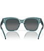 Color:Deep Crystal Aquamarine - Image 3 - Women's 06S2016 Nusa 54mm Transparent Polarized Square Sunglasses