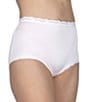 Cotillion Nylon Lace-Trim Brief - Image 1